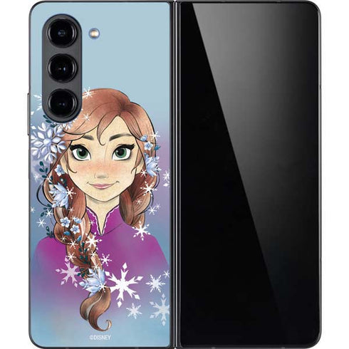 Disney Frozen Anna Portrait Galaxy Z Fold5 5G Skin